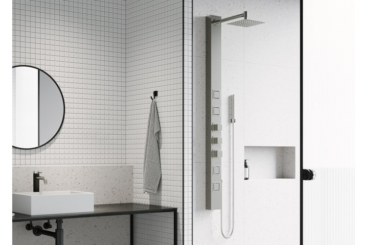 Shower Panel Buying Guide Choose the Right Type of Shower Panel